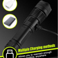 LED Flashlight Rechargeable Tactical Waterproof Aluminum Torch- 5Light Mode