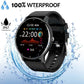 TOXIYA Smart Watch,Fitness Tracker Watche, IP67 Waterproof HD Touch Screen Smartwatch for Android/iOS Phones, 24 Sports, Activity Tracker with Sleep/Heart Rate Monitor, Pedometer, Stopwatch (Pink)