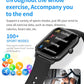 TOXIYA Smart Watch (Answer/Make Calls)1.85 Inch for Men Women 110+ Sport Modes Fitness Watch with Sleep Heart Rate Monitor, Pedometer IP67 Waterproof Activity Trackers for iOS Android