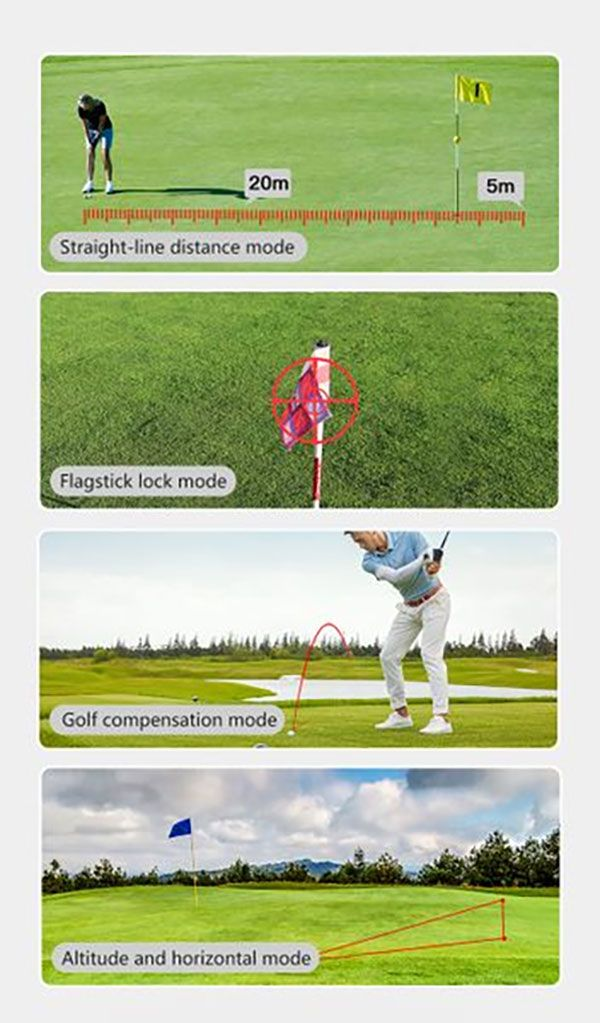 Golf Rage Finder with Slope, 700 Yards Laser Rangefinder 6X Magnification