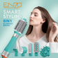 ENZO 6 in 1 iron curling straight dual-use hair styling comb electric hair dryer