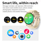 TOXIYA Smart Watch Android/iPhone Fitness AI Assistant Sport Tracker 100+ Sport Modes Fitness Tracker