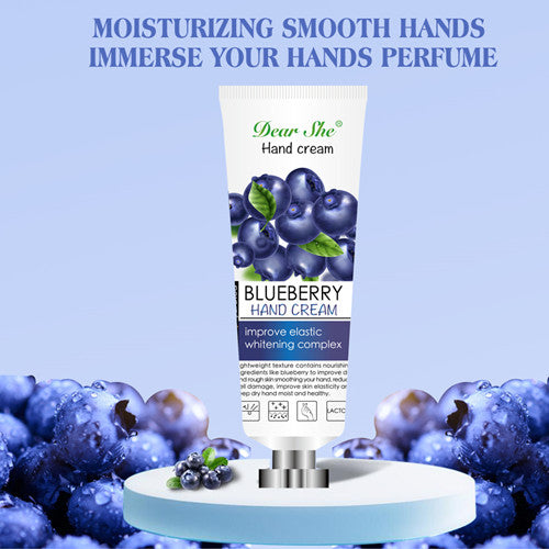 Blueberry Moisturizing and Whitening Hand Cream, 80g