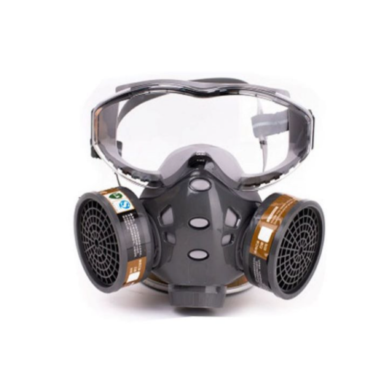 innovations Full Face Respirator Gas Mask with Integrated Goggles