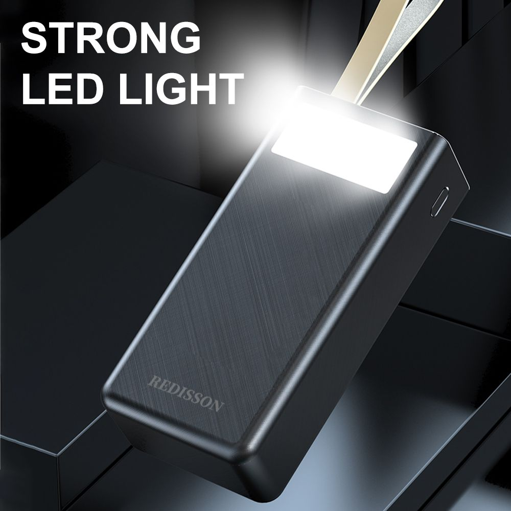 Redisson 30000mAh Portable Charger Power Bank Dual USB Charge