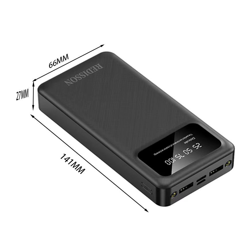 Redisson 20000 mAh Portable Charger, Power Bank, Dual USB Charge