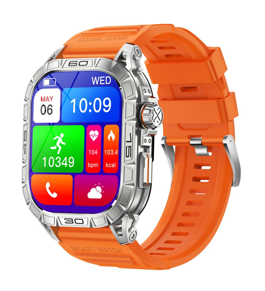 TOXIYA  Smart watch for Android iPhone Multiple Sports Modes