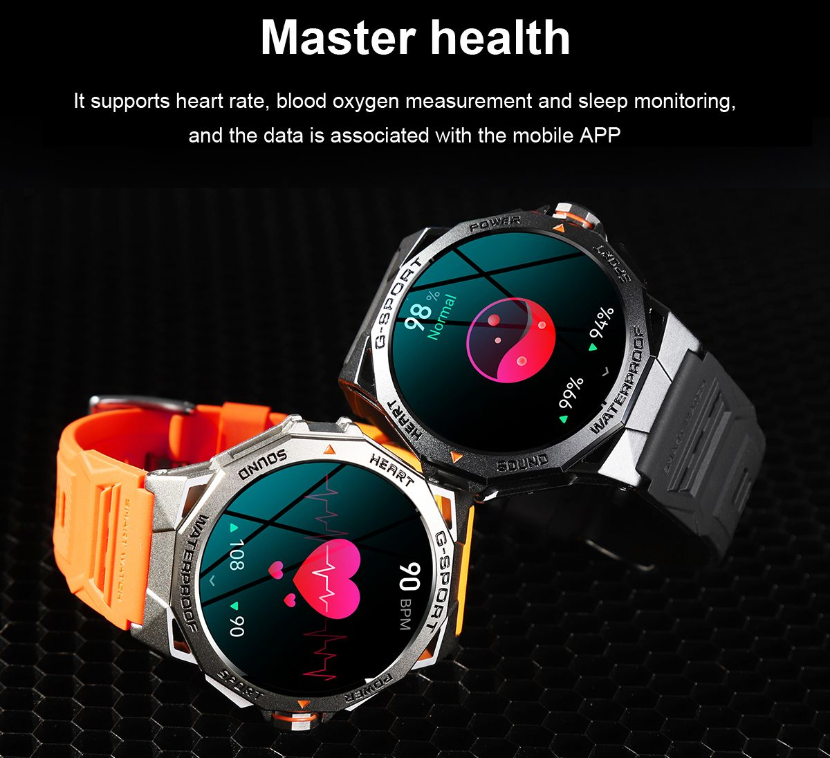 TOXIYA  Smart watch for Android iPhone