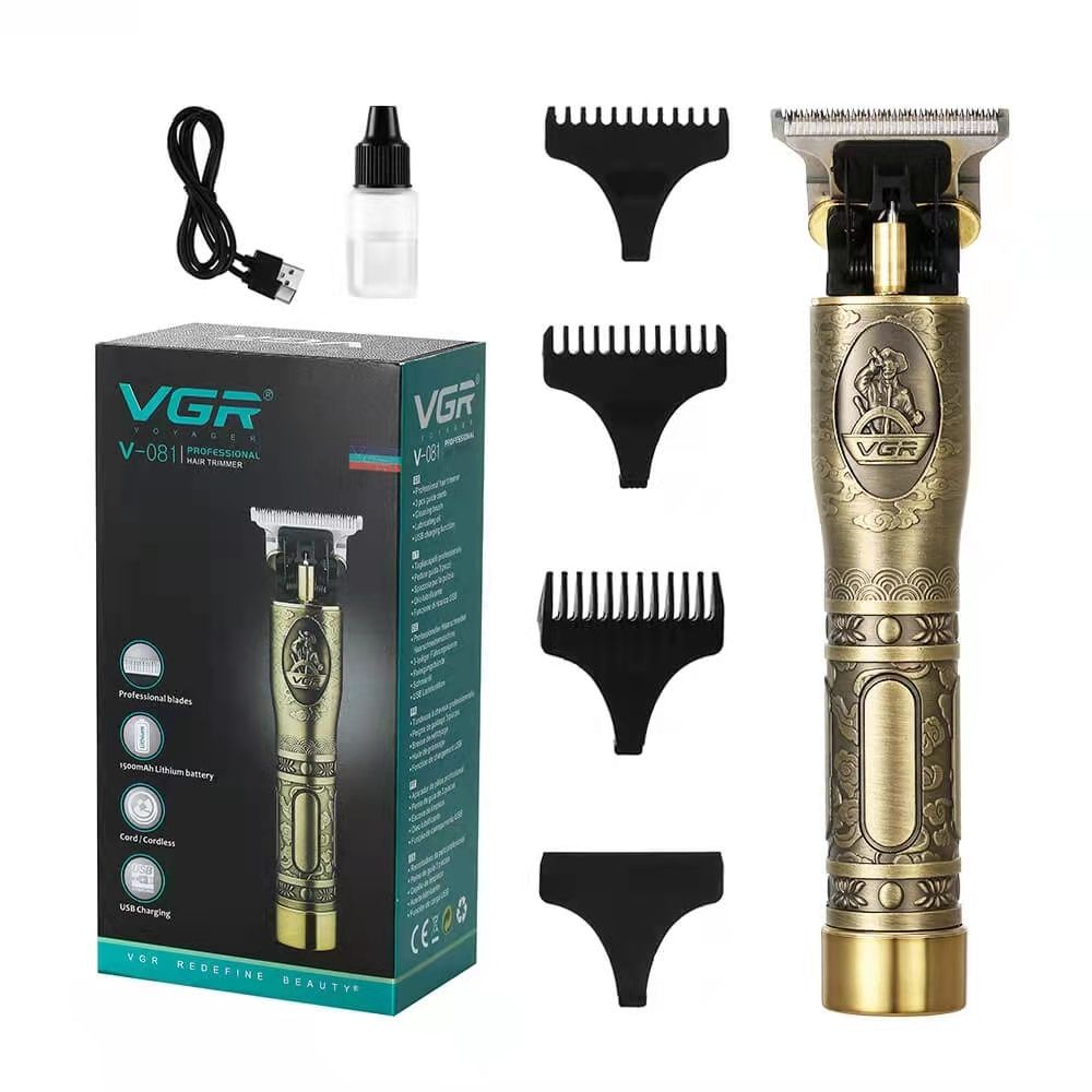 VGR V-081 Hair Clipper Men's Razor Blade Hair Salon Electric Clippers