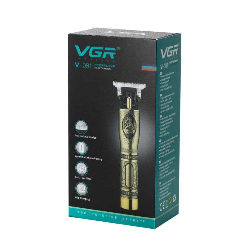VGR V-081 Hair Clipper Men's Razor Blade Hair Salon Electric Clippers