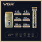 VGR Professional Hair Trimmer and Shaver Grooming Set with IPX 6 & Key Ring