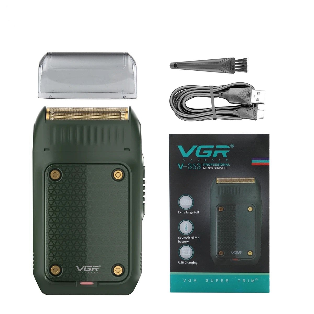 VGR Professional Electric Ultra Thin Rechargeable Shaver Beard Trimmer-G