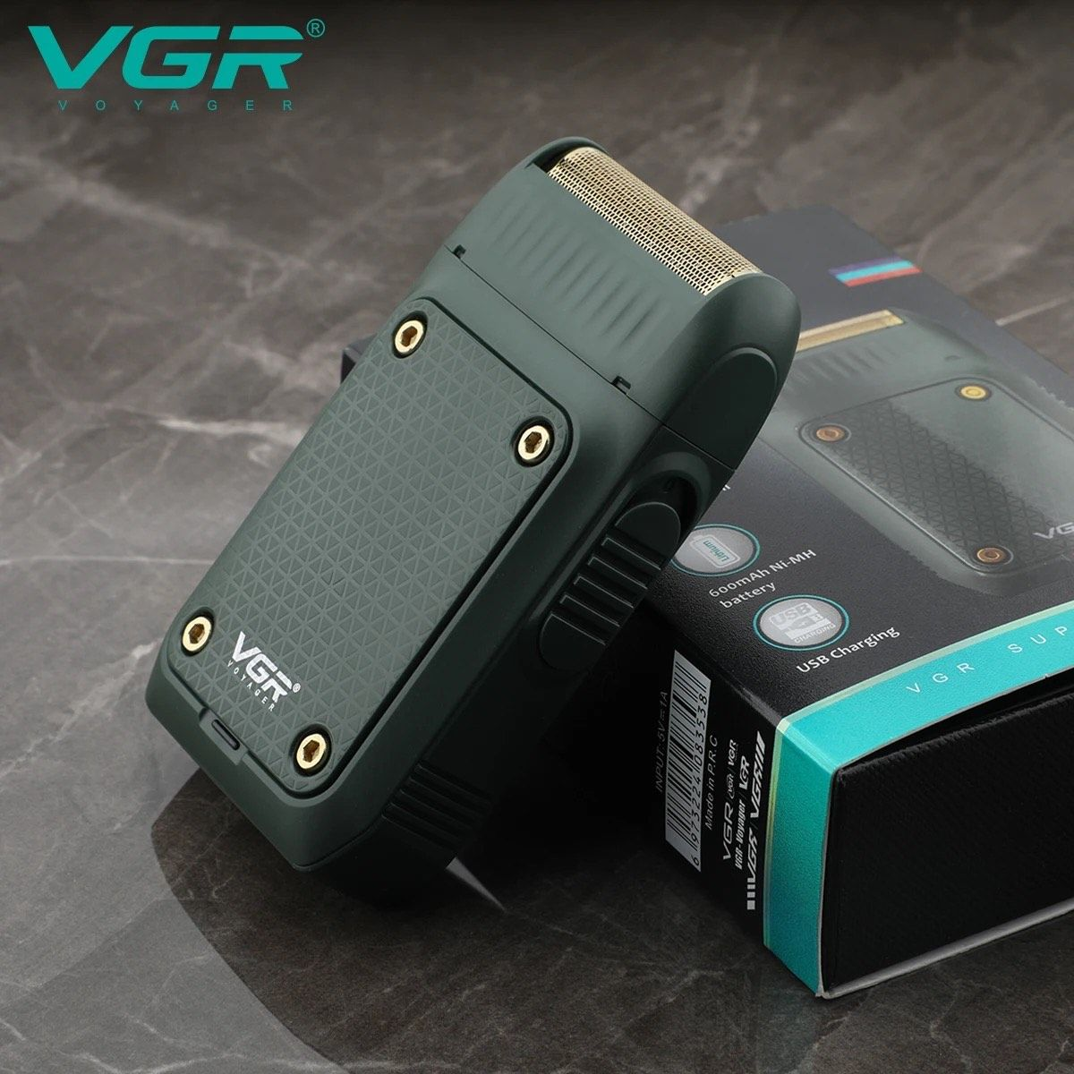 VGR Professional Electric Ultra Thin Rechargeable Shaver Beard Trimmer-G