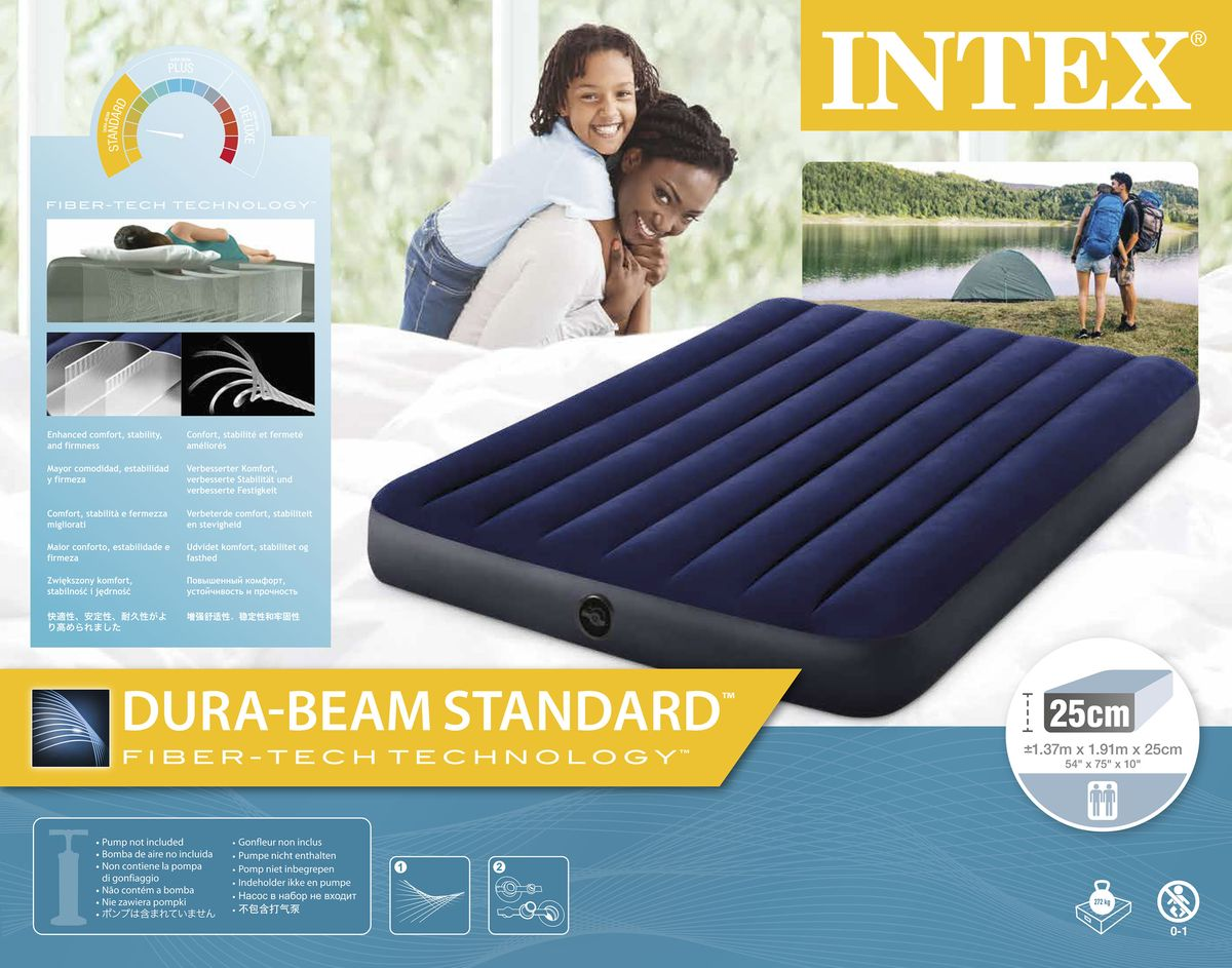 INTEX Intex Airbed Double Mattress - Multi Size Available