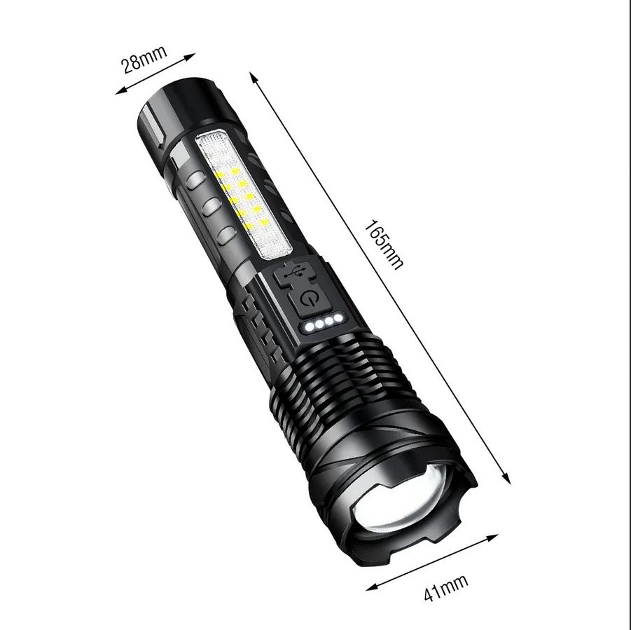 Rechargeable Torch - 20000 Lumen High Power Gift for Men