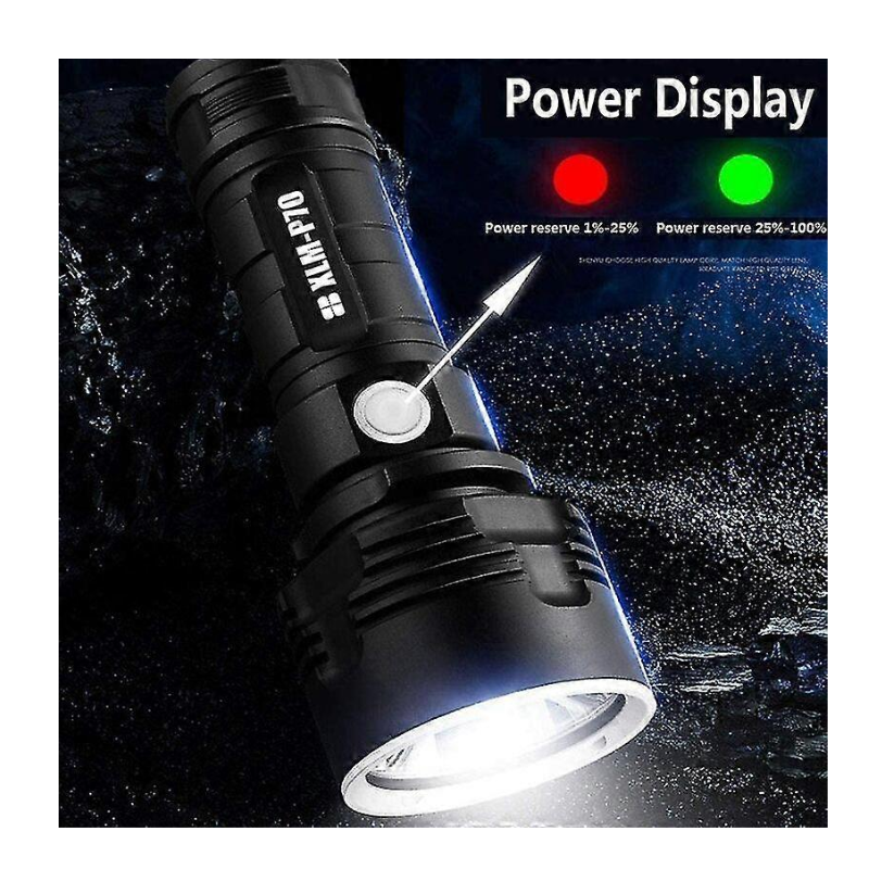 Tactical Military Flashlight Rechargeable