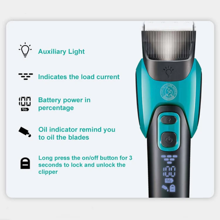 VGR V-208 Pet High Power Cordless Clipper