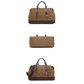 Oversized Leather Canvas Duffel Shoulder Overnight Bag - Various colors available