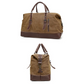 Oversized Leather Canvas Duffel Shoulder Overnight Bag - Various colors available