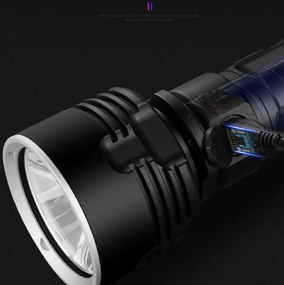 Tactical Military Flashlight Rechargeable