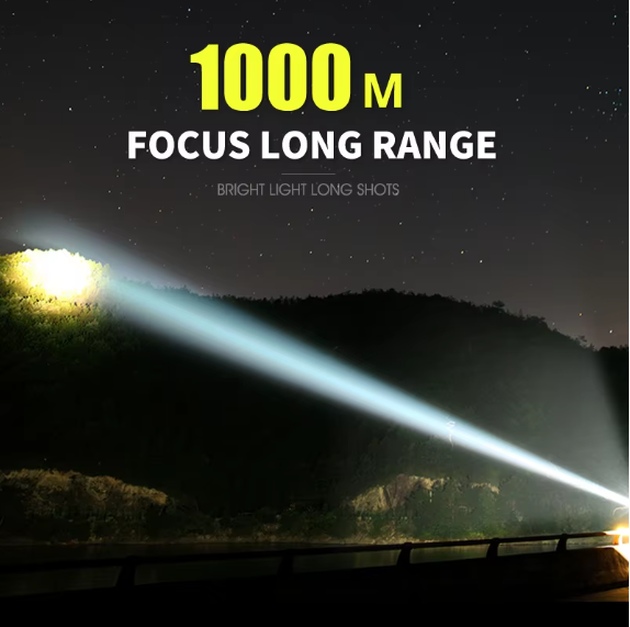 Tactical Military Flashlight Rechargeable