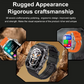 TOXIYA Rugged Military Smartwatch Android/iPhone Fitness Tracker