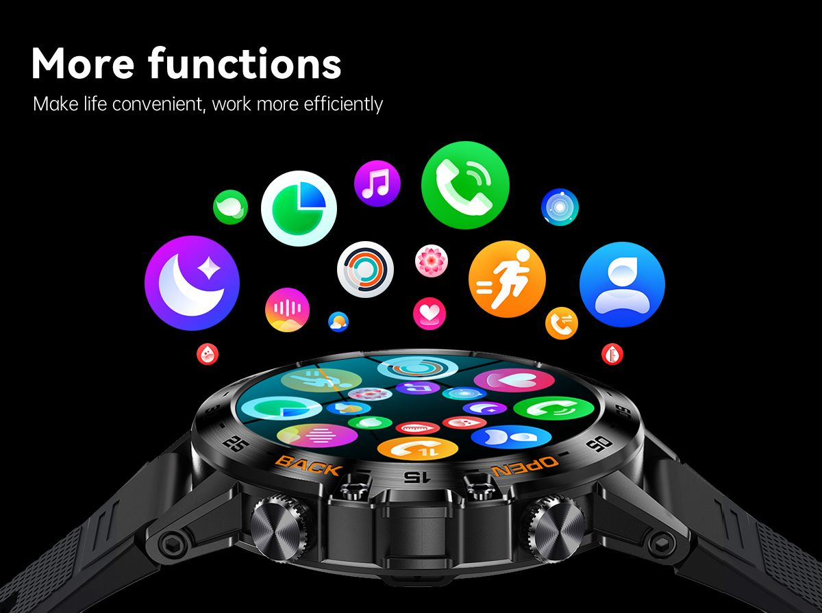 TOXIYA - K52 Smart watch for Android iPhone