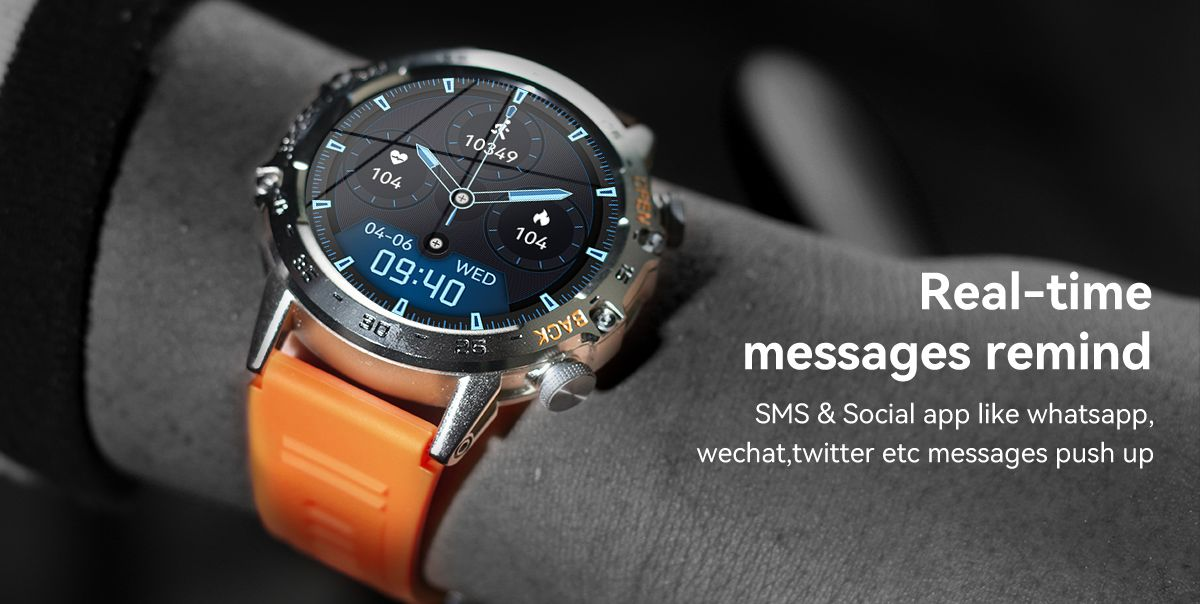 TOXIYA - K52 Smart watch for Android iPhone