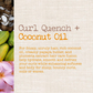 Coconut Oil Shampoo, Sulfate Free, Great for Thick Curly Hair, Defines, Smooths and Fights Frizz, 385ml