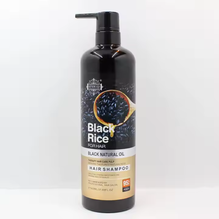 Shampoo and Hair Care Natural Herbal Black Rice Deep Repair Nourishing Hair, 900ml