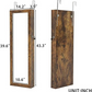 Jewelry storage cabinet, mirrored jewelry cabinet 120 cm wall mounted/door storage cabinet