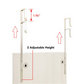 Jewelry storage cabinet, mirrored jewelry cabinet 120 cm wall mounted/door storage cabinet