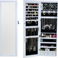 Jewelry storage cabinet, mirrored jewelry cabinet 120 cm wall mounted/door storage cabinet
