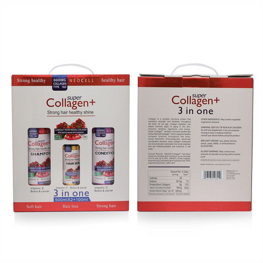 Pomegranate Collagen Kit for Strong, Healthy Hair 3 Pack