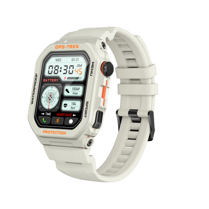 TOXIYA Smart Watch [GPS, Alexa Built-in], 24/7 Heart Rate Monitor with HRV, SpO2/Stress/Sleep/Female Cycle Tracking,Bluetooth Answer/Make Call, 3ATM Waterproof 1.75inch Fitness Smart Watch