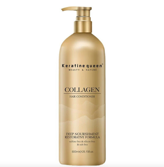 Keratin Queen Sulfate-Free Moisturizing Collagen Brazilian Gold Conditioner