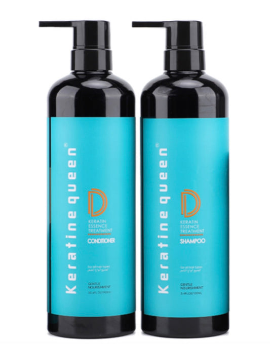 keratin Queen keratin Essence Treatment Shampoo and Conditioner
