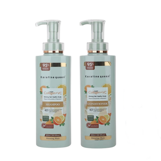 Collagen + VC Shampoo Set, 3 bottles