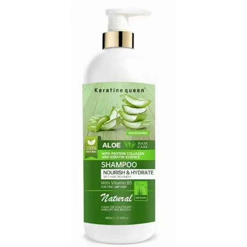 Nourishing Aloe Vera Shampoo with Protein Collagen and Keratin Essence 800ml