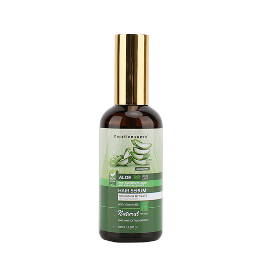 Nourishing Aloe Vera Hair Serum with Protein Collagen and Keratin Essence, 100ml