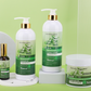 Aloe Vera Hair Care Set, Natural Organic Aloe Vera Moisturizing Serum 4 Bottles