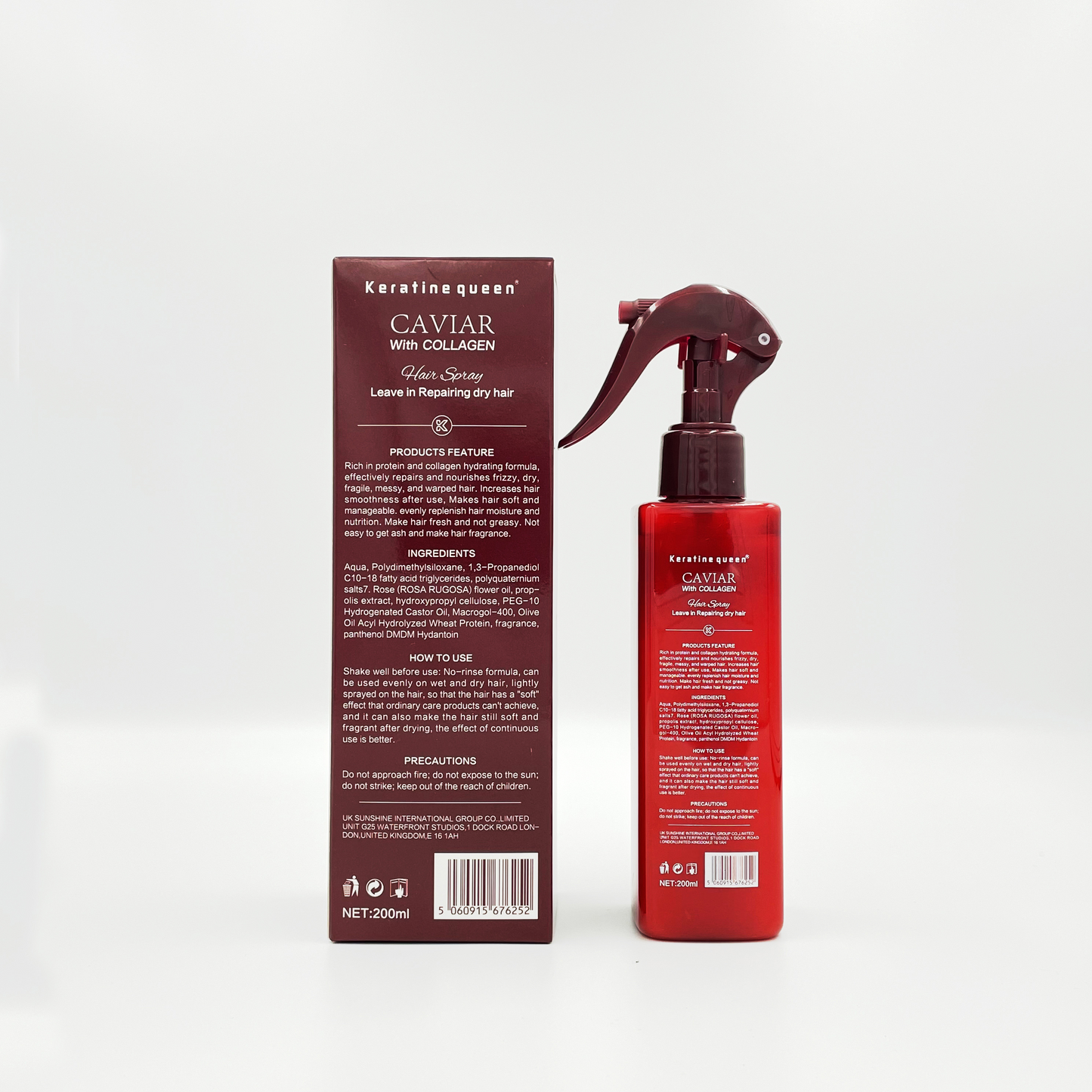 Hair care smoothing spray deeply nourishes hair fragrance smoothing spray200 ml