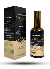 Gold Caviar Hair Serum with Nourishing Keratin and Organic Ingredients, 100ml