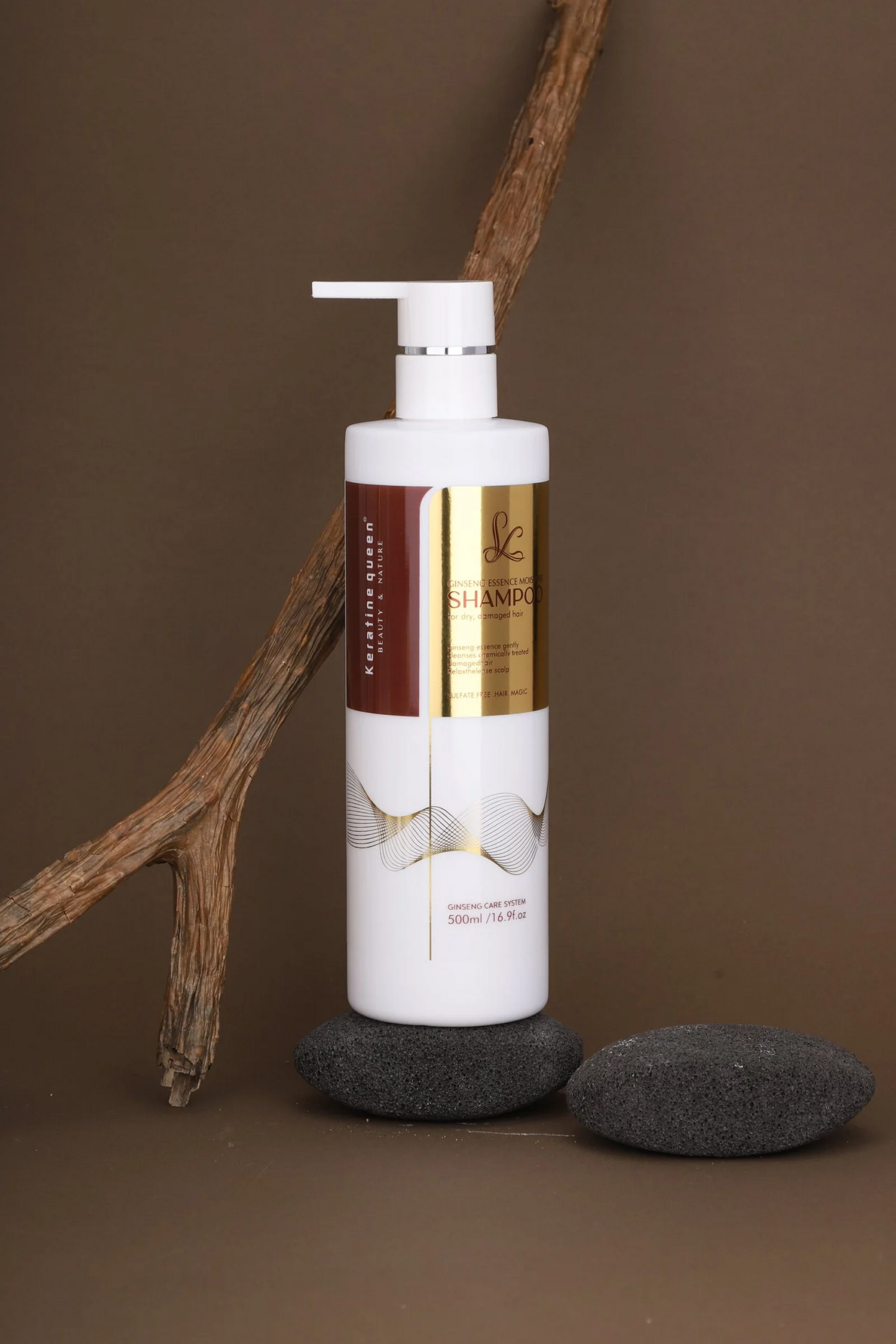 Ginseng Extract Sulfate-Free Straightening Shampoo 500ml