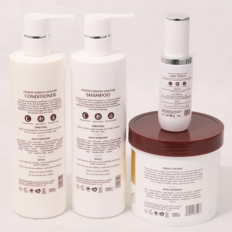 Ginseng Protein Shampoo Set, 4 Bottles