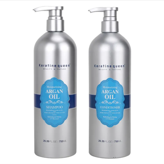 Keratin Moisturizing Argan Oil Shampoo and Conditioner Set
