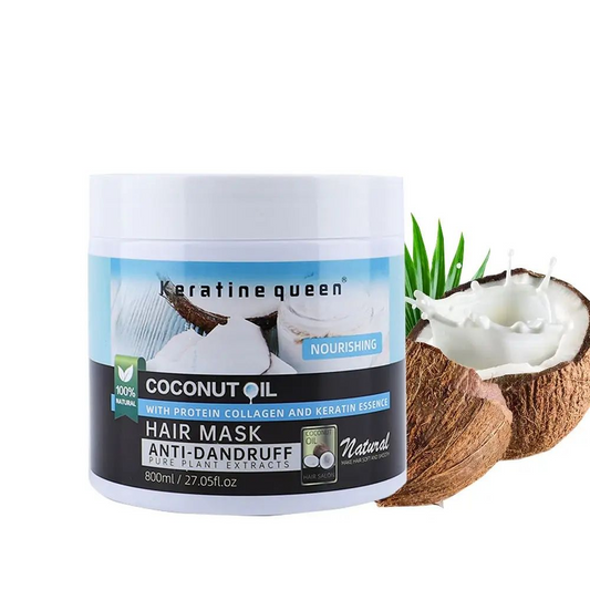 New Coconut Oil Moisturizing Repair Hair Mask, Women's Only, 800ml