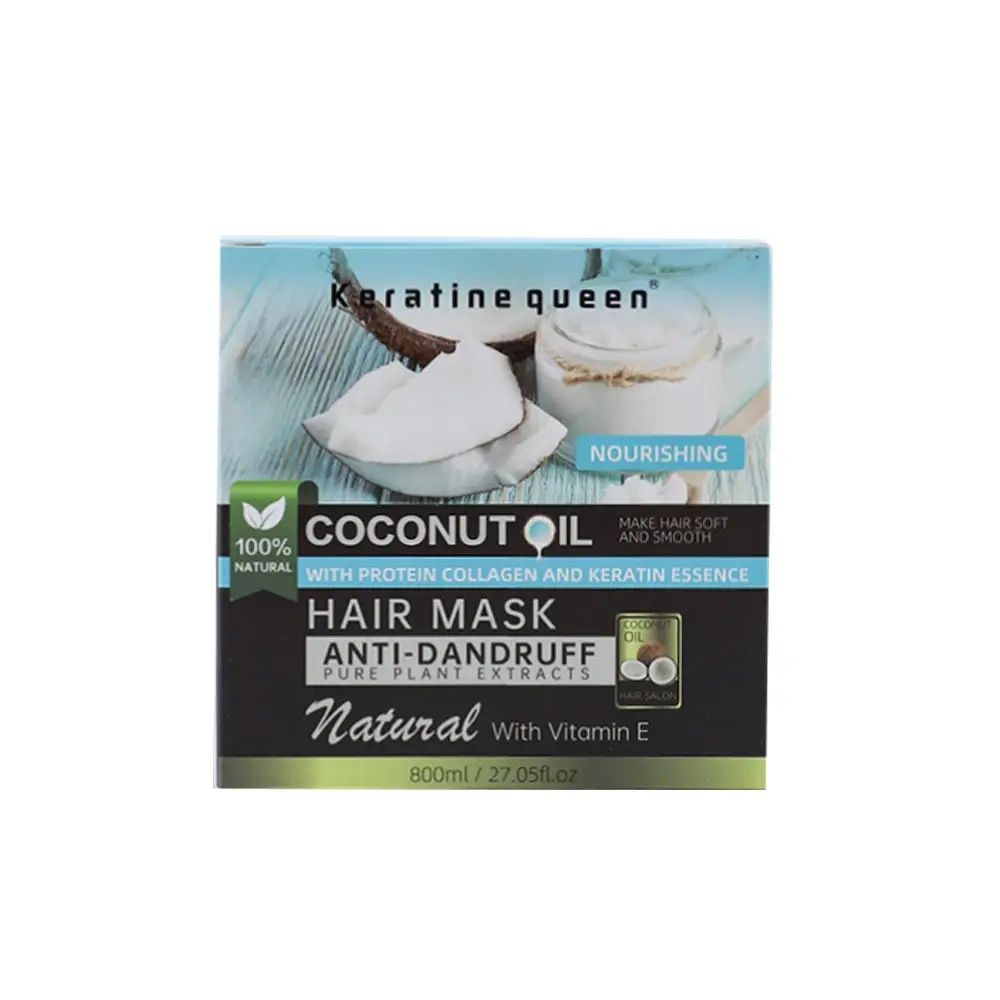 New Coconut Oil Moisturizing Repair Hair Mask, Women's Only, 800ml