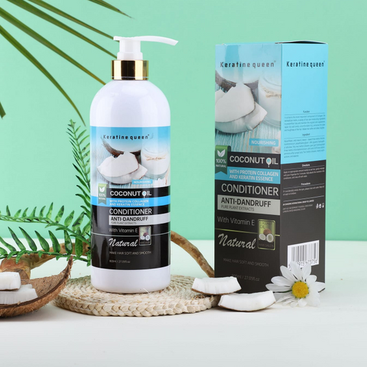 Coconut Conditioner Anti-Dandruff with Vitamin E, Keratin Extract and Collagen 800ml