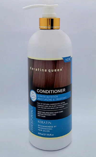 Acondicionador hidratante natural de queratina 800 ml